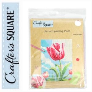 Pink Tulip Diamond Painting Sheet